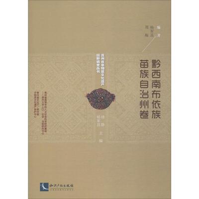 贵州省非物质文化遗产田野调查丛书 黔西南布依族苗族自治州卷 杨军昌,周梅 著 徐静,杨军昌 编 知识产权出版社