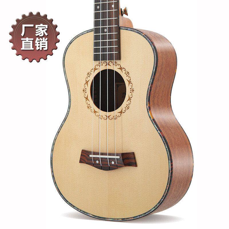 尤桃花乌克26里寸云芯克里ukle丽丽 小吉他杉木厂家直销le  单板u
