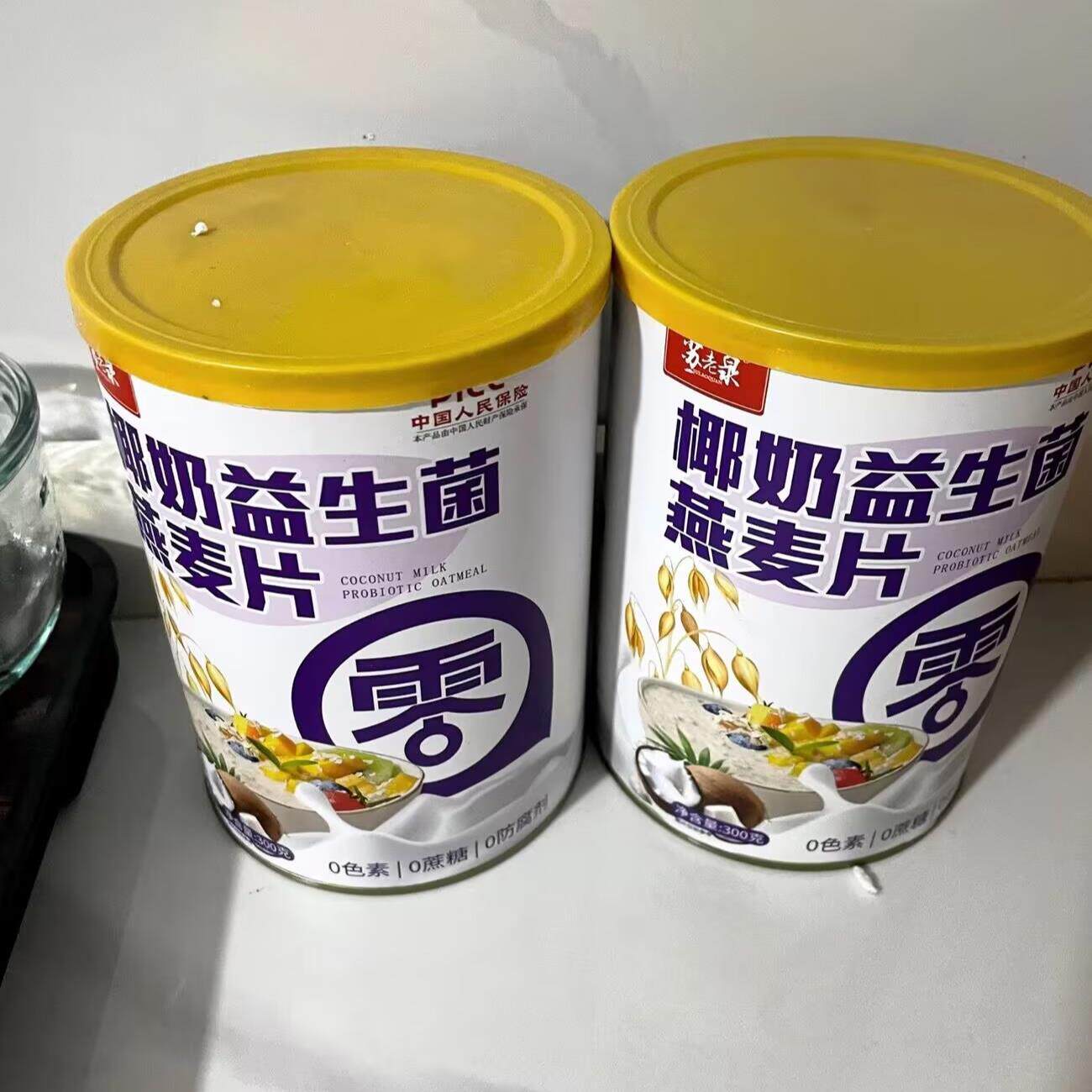 苏老泉椰奶益生菌燕麦片椰奶燕麦片速溶谷物膳食纤维营养早餐粥