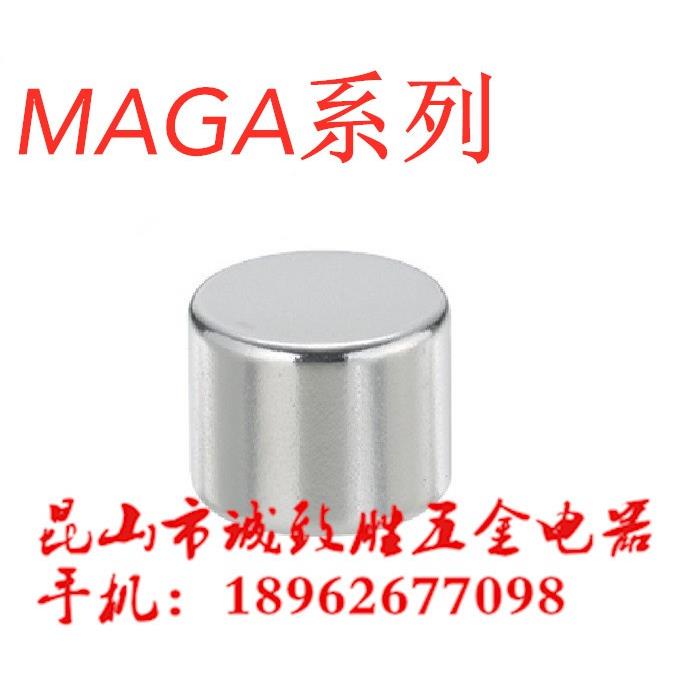 圆形钕铁硼替代 MAGA-D8/D10/D12/D15/D20-T2/T3/T4/T5/T6/T8/T10