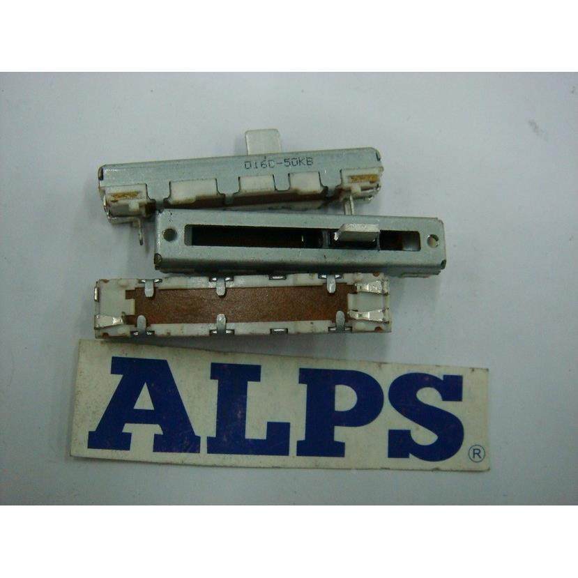 ALPS 4公分单联直滑电位器B50K 柄高5MM