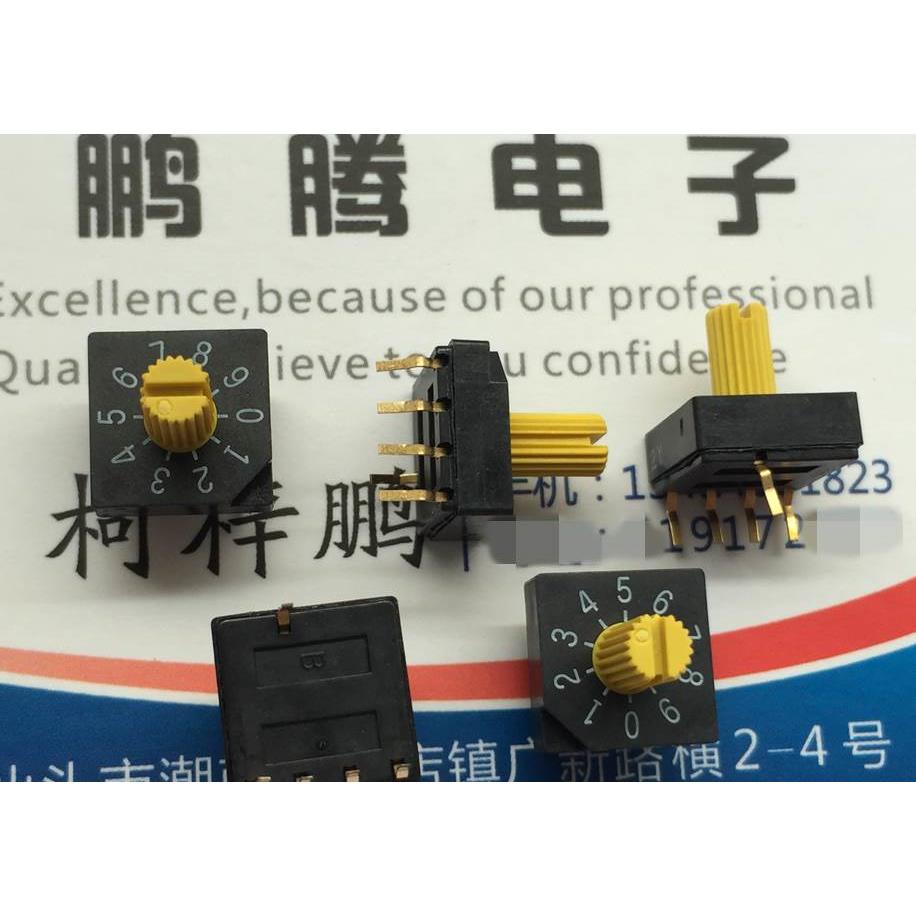 原装日本COPAL SC-2110W 0-9/10位 旋转编码拨码开关4:1 带柄正码