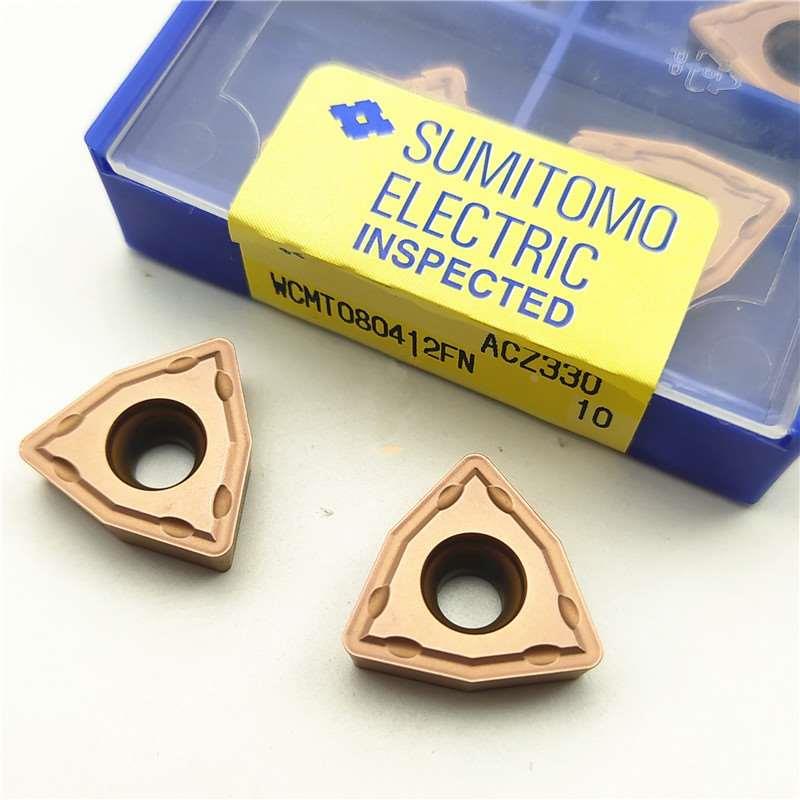 日本住友U钻刀片WCMX030208 040208 WCMT050308 快速钻刀片ACZ330