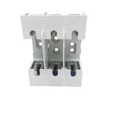 正浩NT00 3P熔断器底座NTOO RT16-00 NGTC00 RS31陶瓷保险 保护罩