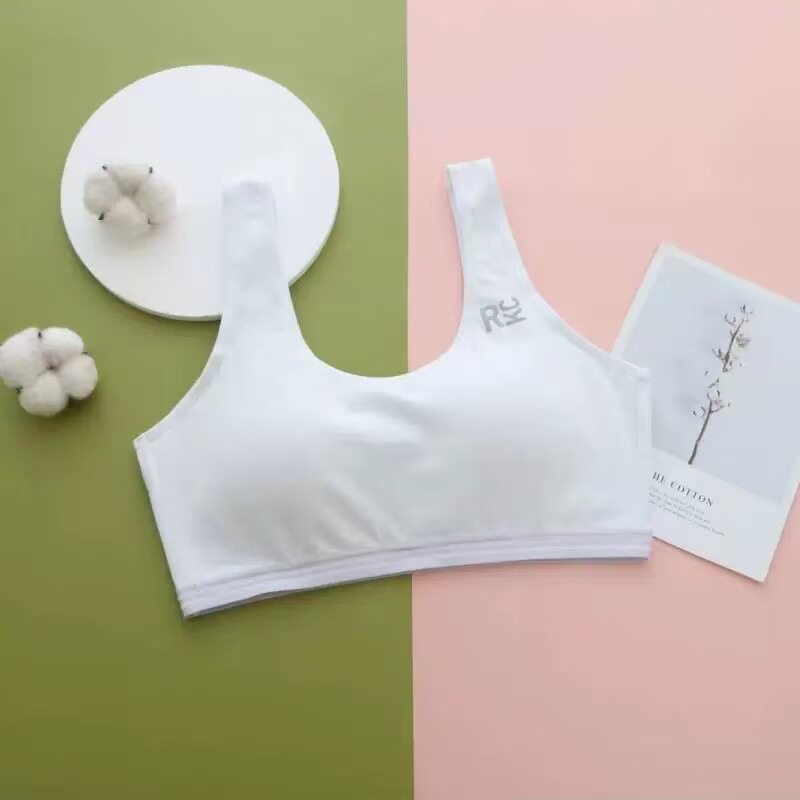 少女文胸运动内衣女白色