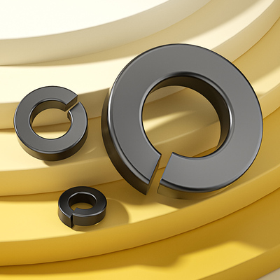 重型弹垫GB7244加厚弹簧垫圈加宽淬火热处理髲黑开 口弹性介子垫