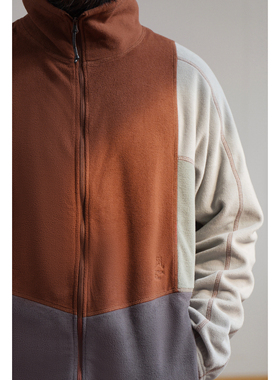 WtW 轻量拼接立领抓绒 micro fleece JKT