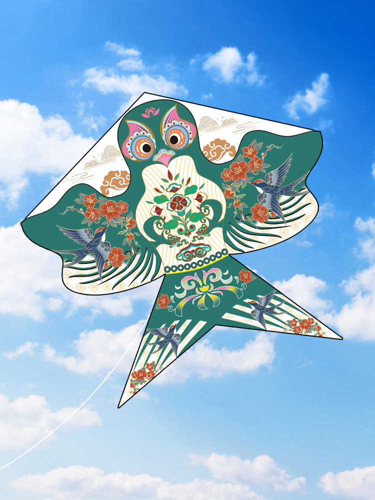 潍坊沙燕风筝2024年新款成大人专用儿童微风易飞大型高档国潮风筝