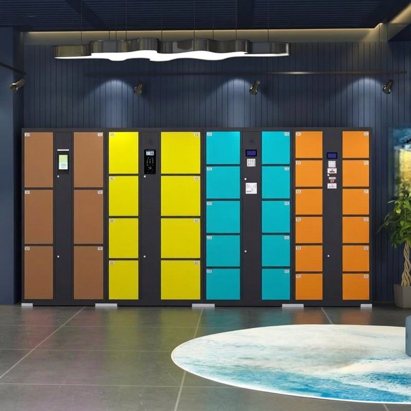 超市条码电子存包柜指纹储物刷卡酒吧微信人脸识别寄存手机充电柜,商业/办公家具,寄存柜/快递柜,淘宝优惠券,粉丝福利购,淘宝优惠卷