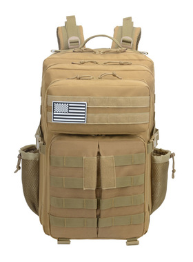 亚马逊新款运动户外双肩包战术电脑迷彩包运行包45L牛津布大容量