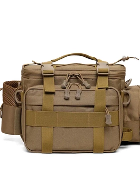 户外渔具包超大容量单肩斜跨防水路亚包多功能钓鱼包垂钓大腰包