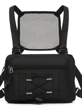 2021新款男包多功能战术胸包时尚双肩斜挎包军迷迷彩胸前背包胸包