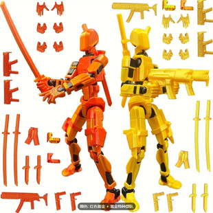 跨境爆款 3D打印关节人偶多关节可动特种兵系列机甲可动手办