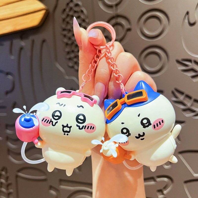 创意吉伊卡哇滋水枪钥匙扣可爱卡通动漫公仔玩具情侣包包挂件礼品,节庆用品/礼品,创意/设计玩具,淘宝优惠券,粉丝福利购,淘宝优惠卷