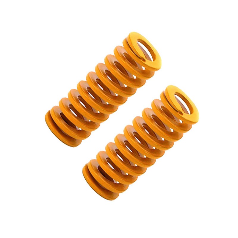 黄色弹簧 3D打印机挤出机弹簧 热E床玻璃平台调平弹簧 模具弹簧