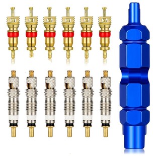 山地自行车法式气门芯网纹 真空嘴可拆卸法式气门芯工具扳手