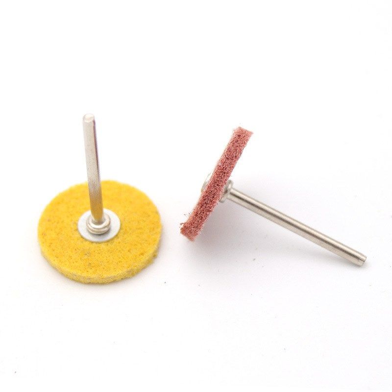 T型尼龙纤维磨头3MpM杆尼龙轮磨片金属不锈钢打磨毛刺抛光电磨