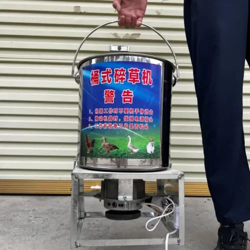 升级款不锈钢粉碎机家禽喂养