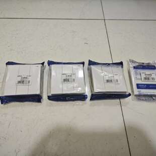 可维修(总23元)4个欧普W17白色开关面板(3个三