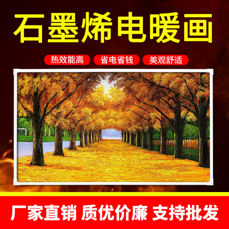 石墨烯碳晶墙暖壁画电暖器全屋取暖器家用节能暖气片壁挂式电热板
