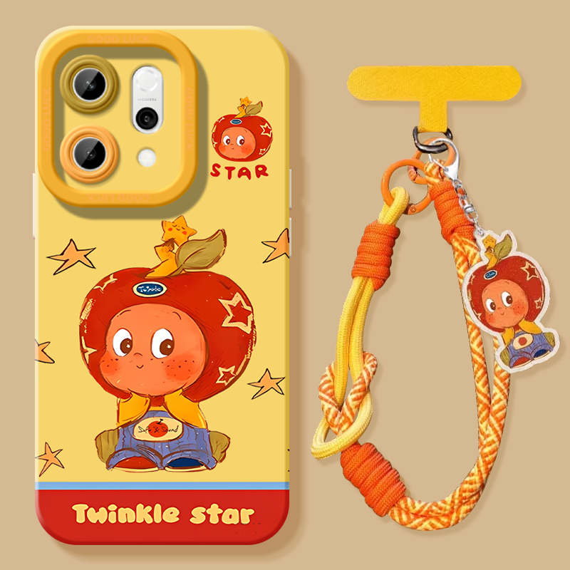 星星人系列适用opporeno14手机壳14pro新款reno13硅胶12pro＋软壳rone11镜头oppo10全包9防摔8外壳7带6挂绳4