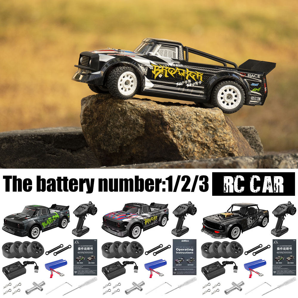 4WD RC 자동차 1|16 2.4G 드리프트 카 30KM|H 고속 LED 라이트 P