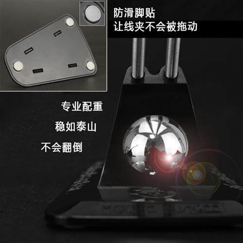 有线鼠标线夹固线器电竞办公游戏桌面鼠标理线器固线夹卡集线通用