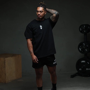 GYMREAPERS美式健身运动男T恤训练跑步排汗圆领短袖休闲百搭上衣