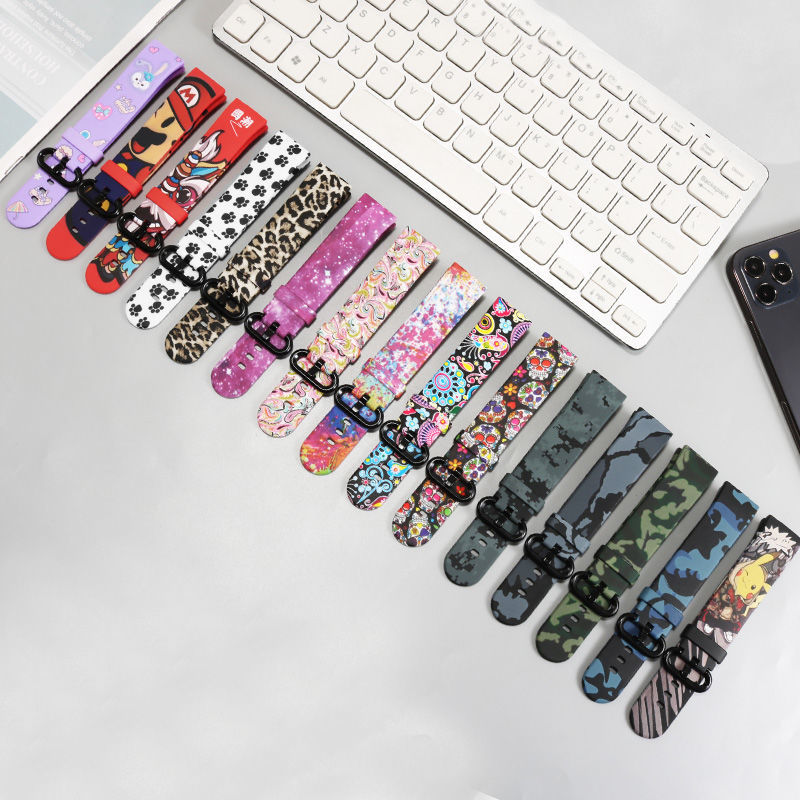 代用小米Redmi watch 2 红米一代二代lite运动印花柔软硅胶手表带