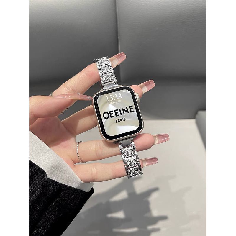 适用vivowatchgt手表带女款夏季高级满钻满天星vivowatch3腕带