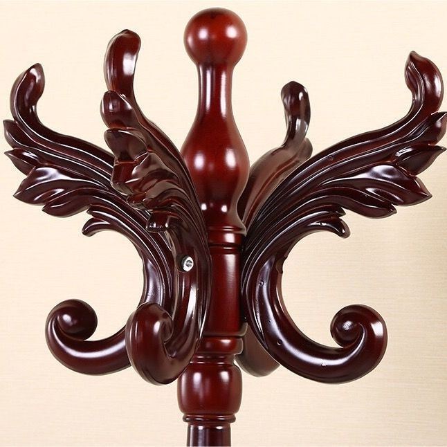 实木衣帽架落地卧室家用客厅多功能挂包架衣服架子欧式立式挂衣架