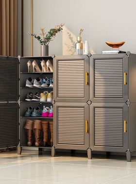 蔻丝鞋柜家用门口简易鞋架子收纳新款2021爆款经济型门外防尘鞋架