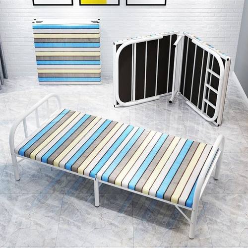 午休折叠床单人床家用双人床办公室午休床简易床陪护床便携硬板床