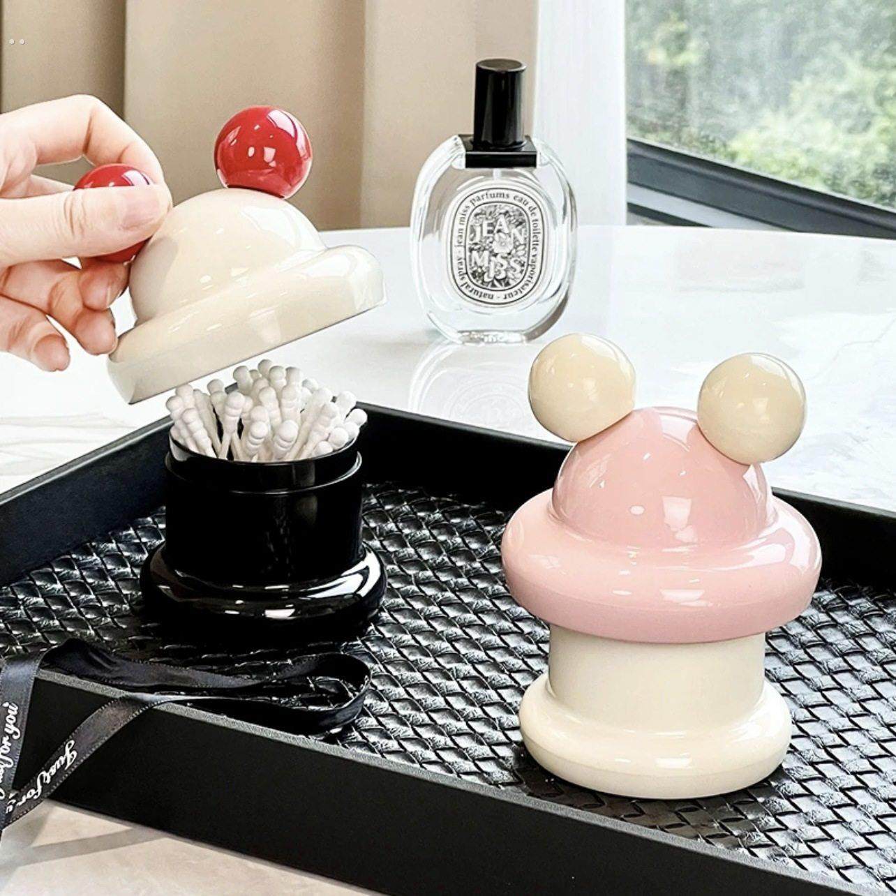 奶油甜甜圈牙签盒高颜值棉签筒可爱牙签筒桌面牙线收纳餐厅摆件,餐饮具,牙签筒,淘宝优惠券,粉丝福利购,淘宝优惠卷