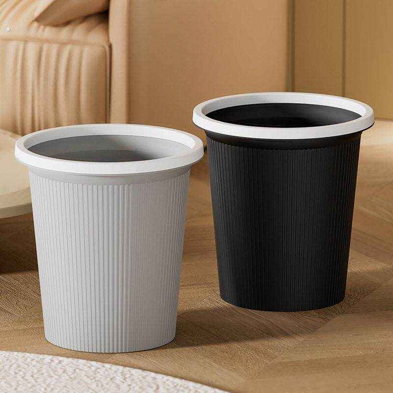 大号垃圾桶家用厕所卫生间压圈厨房卧室大容量商用办公室客厅纸篓
