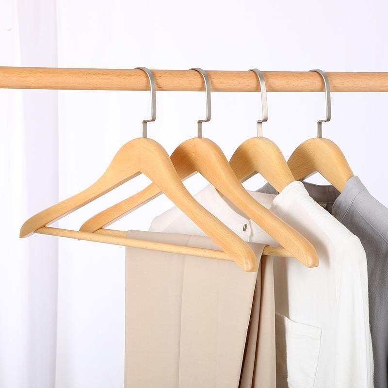 实木衣架西装西服木头宽肩加粗加厚服装店酒店挂衣服撑子榉木衣挂