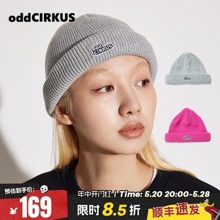 瓜皮帽 oddCIRKUS 街头经典 复古潮流针织冷帽23AW新款 男女同款