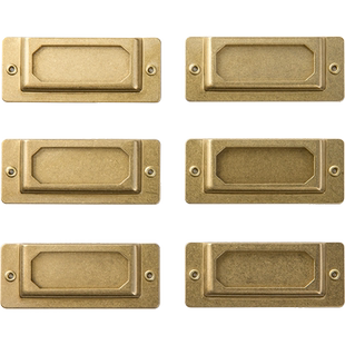 日本TRC原装 索引标签Brass product黄铜制品系列镂空复古图案检索标记书签年轻女士学生简约学习用品