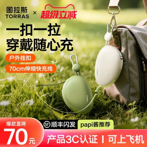 【papi酱推荐】鹅卵石便携闪充