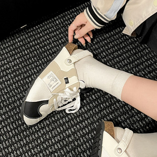 女范爆款网红厚底包头拖鞋女夏外穿2025新款防滑半拖勃肯鞋子