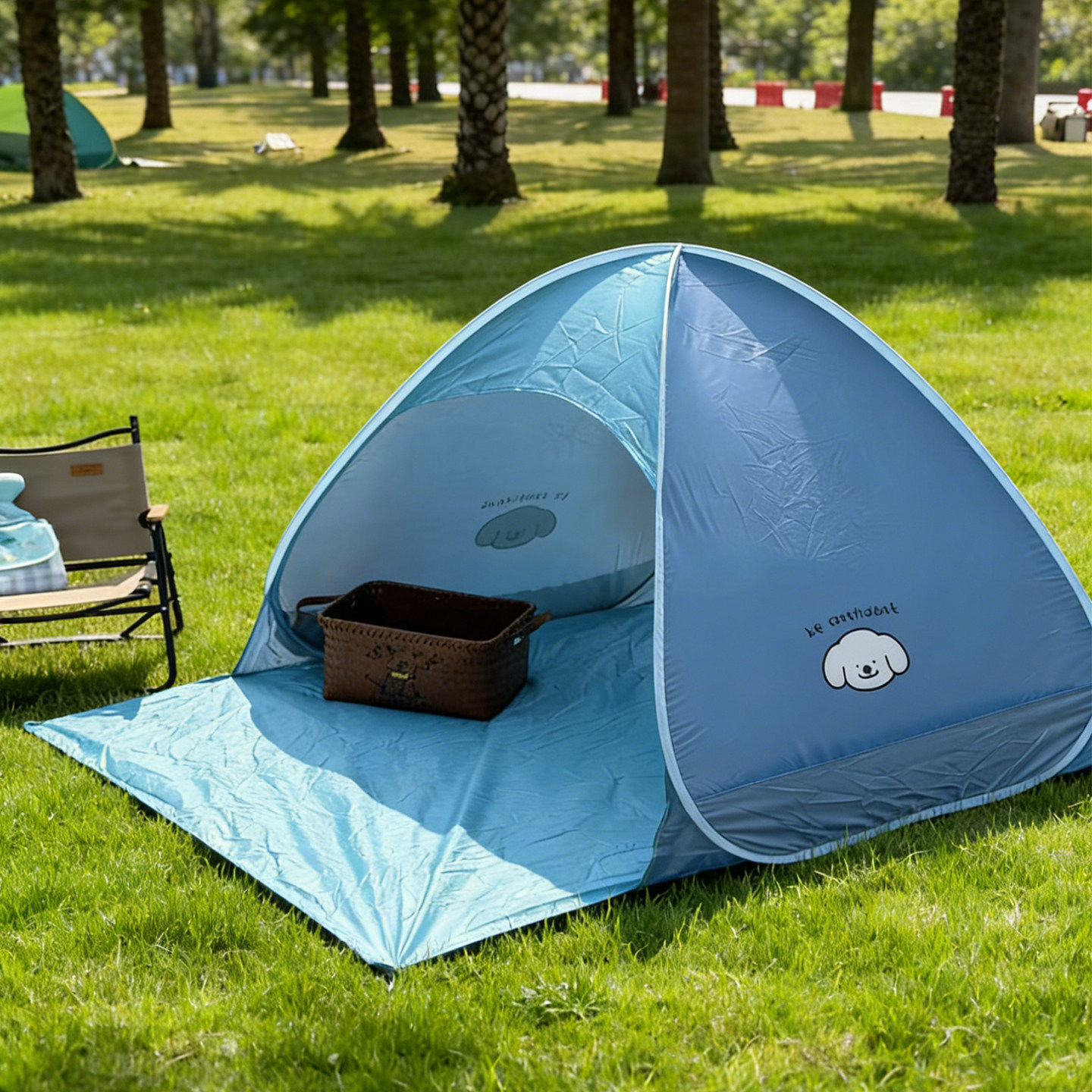 春游帐篷户外露营折叠便携式遮阳棚防潮加厚野餐垫公园草坪地垫