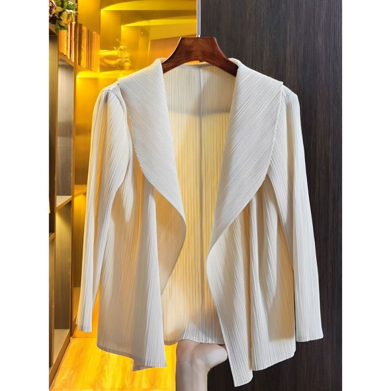 褶皱短外套2025春夏新款时尚气质女装百搭开衫显瘦洋气上衣女 813