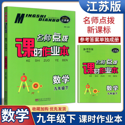 名师点拨课时作业本数学九年级下