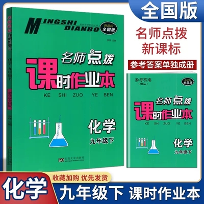 2023名师点拨课时作业本化学