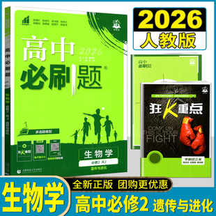 拓展提升模拟训练 高一必修2新高考教材同步练习专题重点复习课时训练单元 理想树2026版 高中必刷题生物学必修2遗传与进化人教版