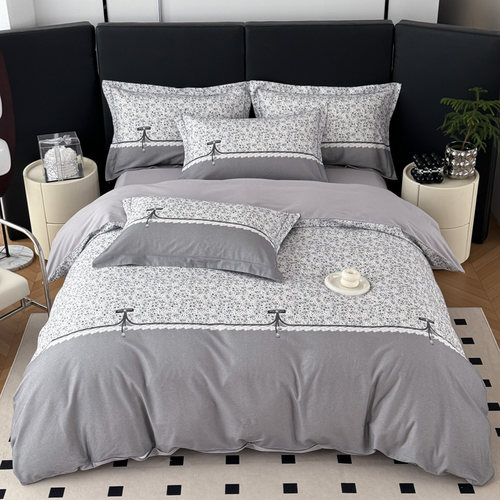 纯棉全棉磨毛被套四件套定制