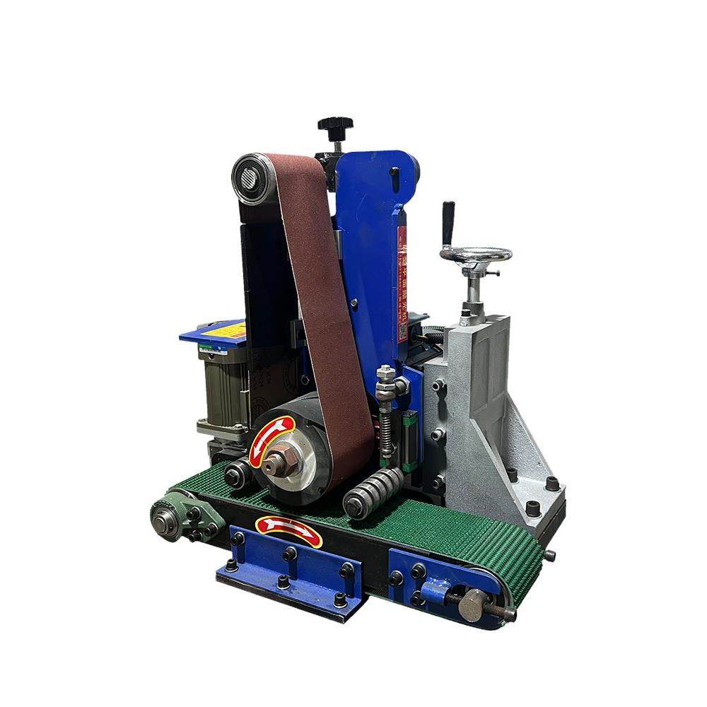 平面抛光机小型台式砂带机金属打磨去毛刺氧化除锈拉丝镜面砂光机