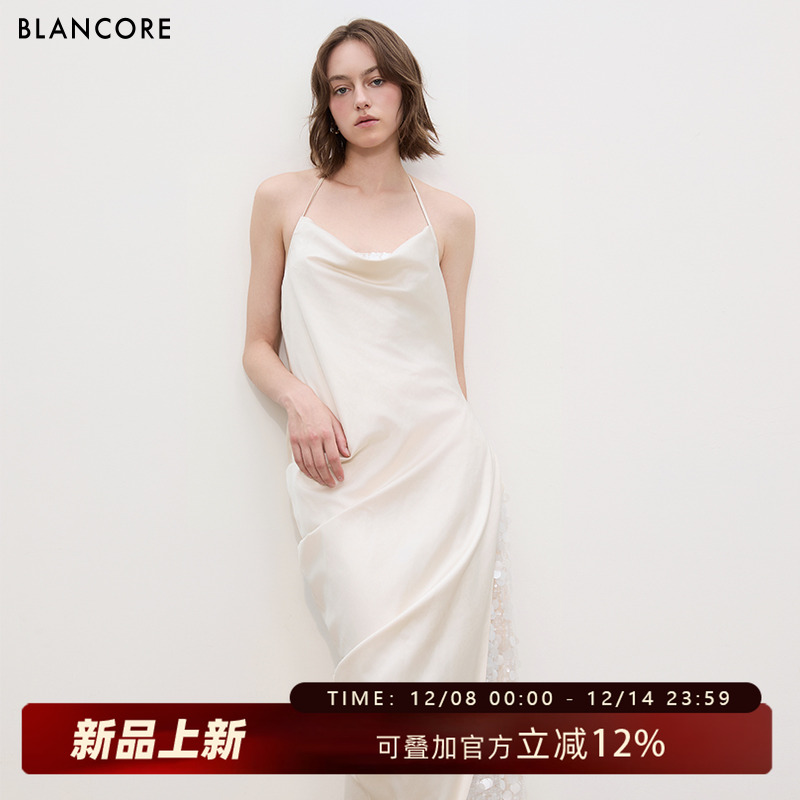 BLANCOR气质年会场合礼服连衣裙