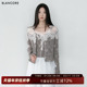 miu系穿搭蕾丝镂空外搭开衫 新款 设计师品牌BLANCORE 2025秋季