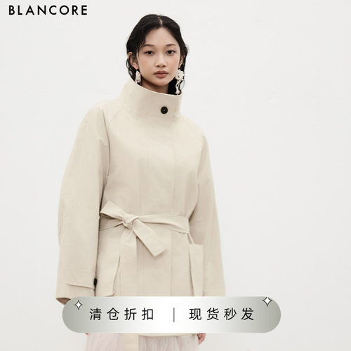 BLANCORE中长款风衣外套
